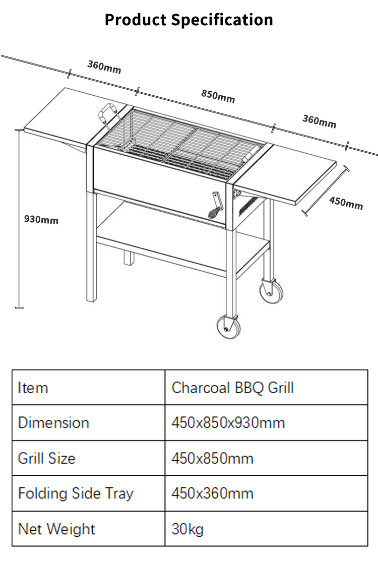 charcoal bbq grill for picnic