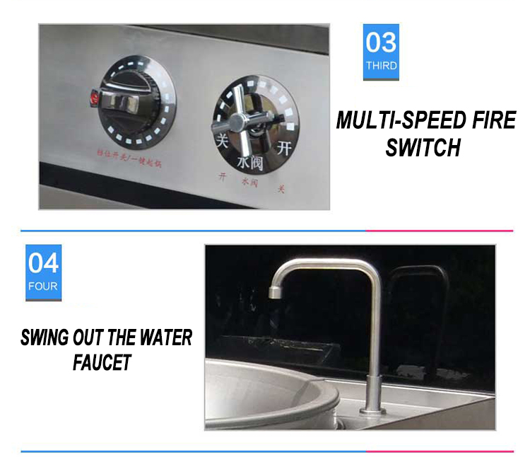 Electric stainless steel wok induction cooker for kitchen (2)