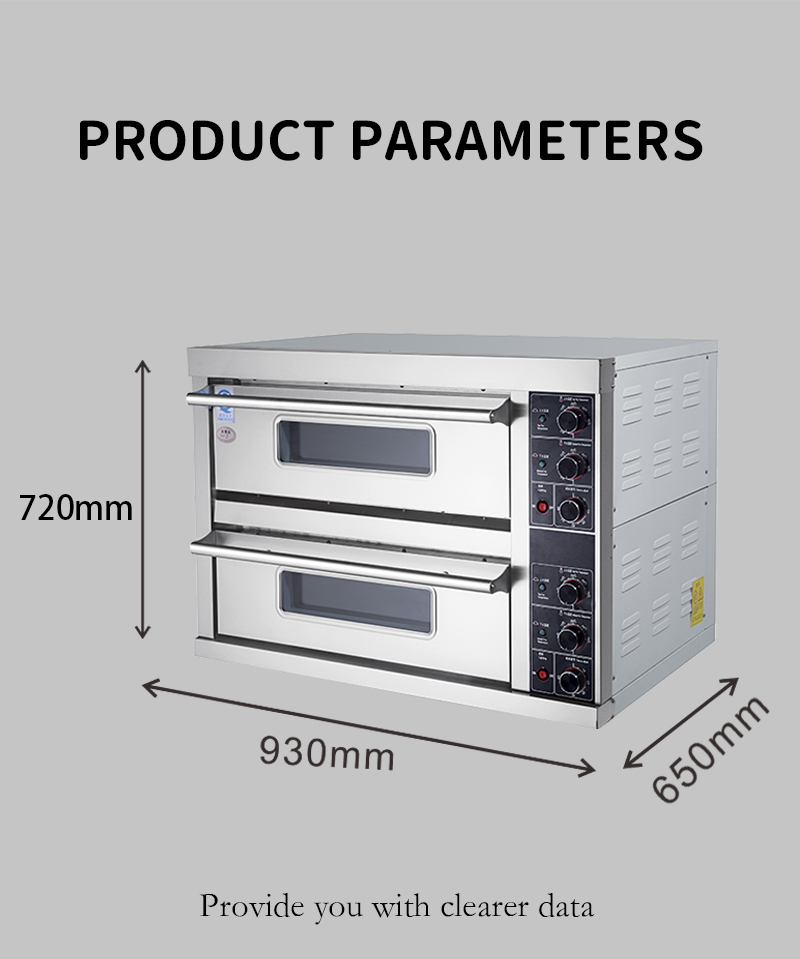 commercial oven for sale bread toaster cake pizza baking oven specification_09