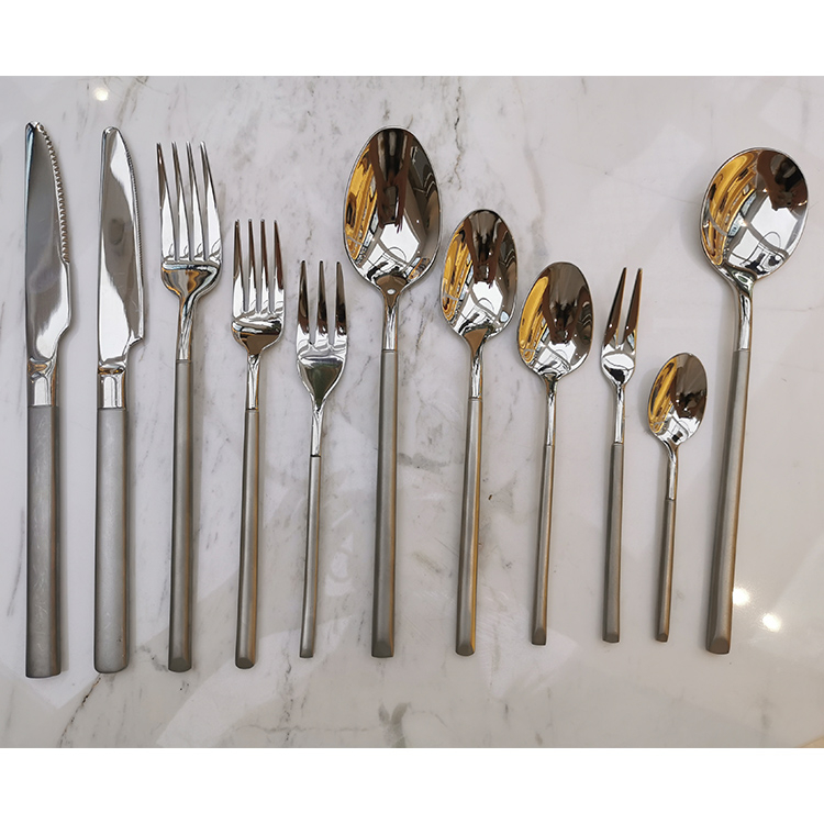 Square Handle Table Setting Cutlery