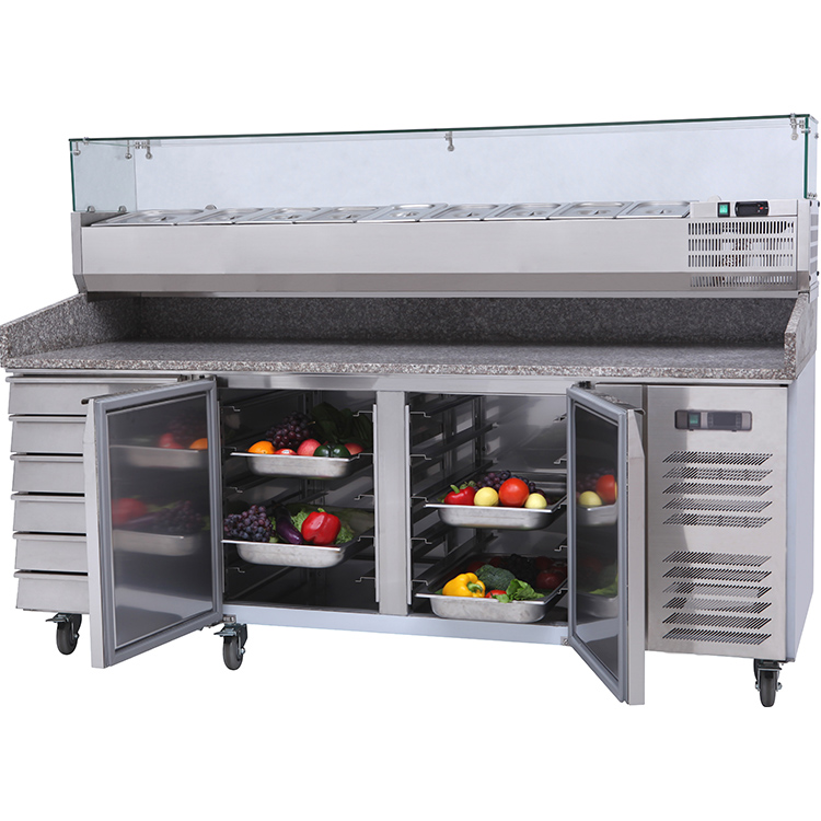 Refrigerated Pizza Prep Table
