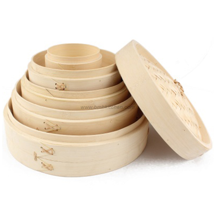 Multifunctional Natural Bamboo Steamer