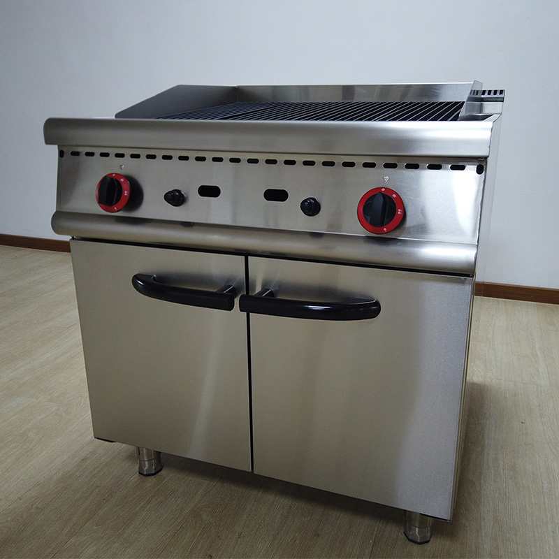 Commercial Gas Lava Rock Grill