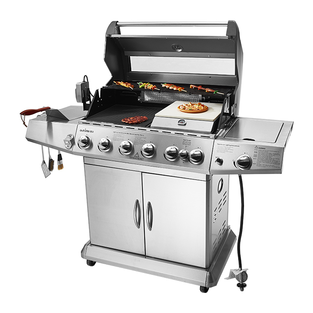 stainless steel outdoor bbq grill