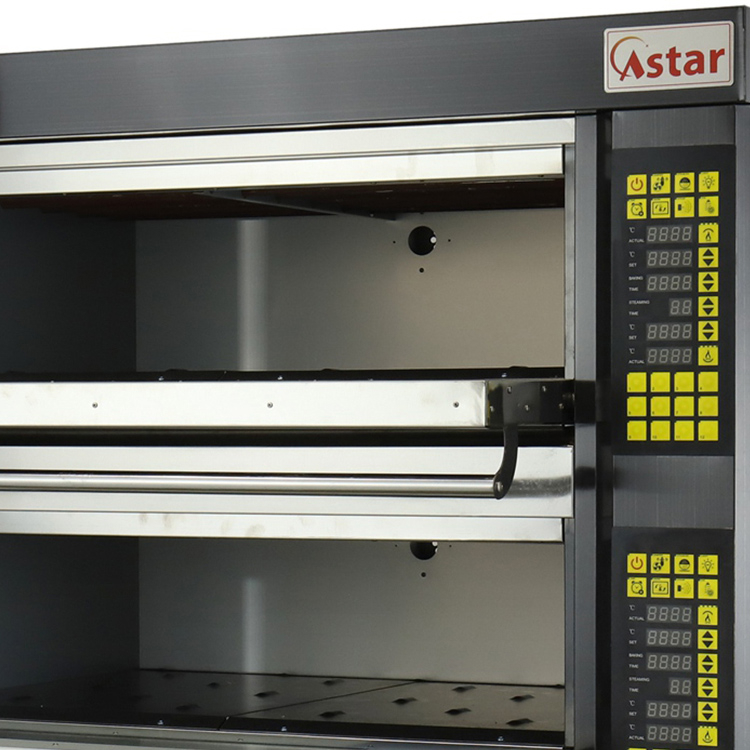 Single Deck Electric Oven Black