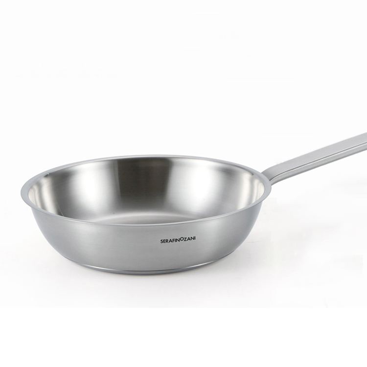 Hindi kinakalawang na asero na frying pan 24cm