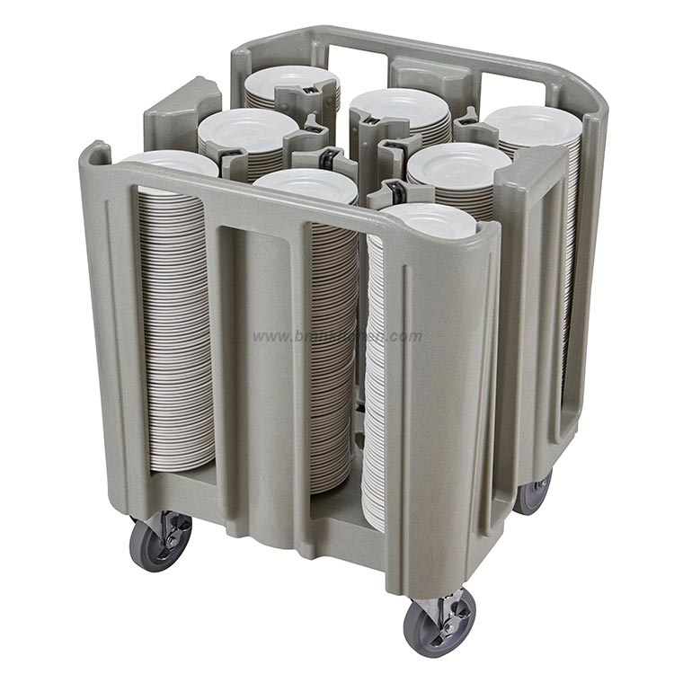 Adjustable Plate Dish Moving Trolley